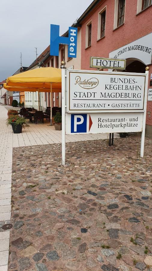 Hotel Stadt Magdeburg 佩尔莱贝格 外观 照片